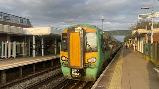 Class 377143 and 377139 depart Polegate [upl. by Jecon]