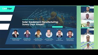 Experts Share Insights on Solar Equipment Manufacturing  CareEdge Webinar [upl. by Annayd470]