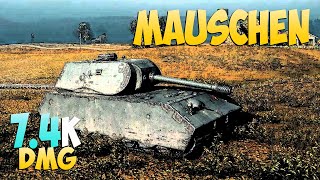 Mauschen  6 Kills 74K DMG  Initial experience  World Of Tanks [upl. by Ennovyahs]