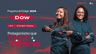 Live  Programa de Estágio Dow 2024 [upl. by Aizat]