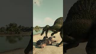 Spinosaurus headbutting technique is effective  Jurassic World Evolution 2  Dominion Malta [upl. by Gerson114]