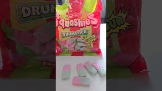 SWIZZELS SQUASHIES DRUMSTICK SOUR SOUR CHERRY AND APPLE candy sour shorts apple [upl. by Dunton567]