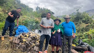 PACHAMANCA con mis Hijos Así es Nuestra Costumbre [upl. by Nylssej794]