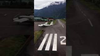 Landing at Lukla airport [upl. by Assanav]