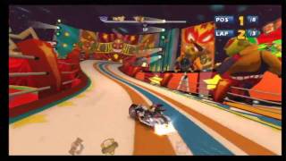 Sonic amp SEGA AllStars Racing Wii Carnival Town [upl. by Rizzi361]