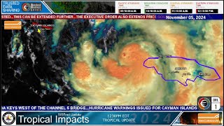 20241105 1230pm ET Tropical Storm Rafael Update SISE [upl. by Sharpe396]