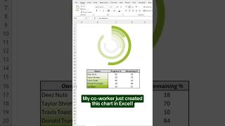 Lets learn to create Redial Bar Chat in excel [upl. by Nnaylime]