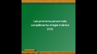 شرح درس Les pronoms personnels COI [upl. by Cresa]