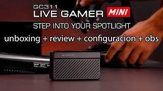 AVerMedia Live Gamer MINI  Unboxing  Review  Guía de Instalación  Configuracion en OBS [upl. by Skye697]