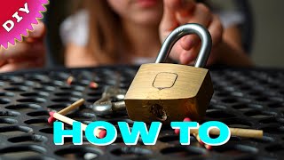 Can You Really Open A Lock With JUST Matches [upl. by Lotsyrc]