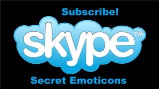 How to get Secret Emoticons on Skype Link of Secret Emoticons in Description [upl. by Attennek848]