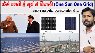 How Solar Panel Work  Monocrystalline amp Polycrystalline  One Sun One Grid  Layers of Solar Panel [upl. by Yv427]