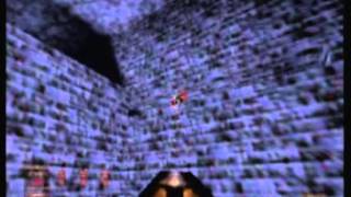 Quake 64 walkthrough Nightmare All secretsenemies E4M5 Azure Agony [upl. by Dianne942]