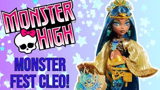 Wrap Concert  Monster High Monster Fest Cleo De Nile Fashion Doll  Adult Collector Review [upl. by Justinian]