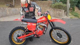 1979 Honda CR125R Elsinore Works Bike [upl. by Mariand402]