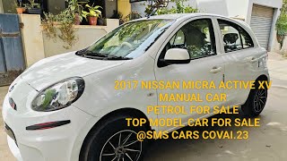 2017 NISSAN MICRA ACTIVE TOP MODEL PETROL MANUAL HIGH QUALITY CAR FOR SALEsyeds315 [upl. by Leclair]