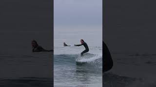 Surfing Turnarounds Beach in Carlsbad with Interim Coffee amp First Light Surf Club [upl. by Stockton]