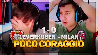 REACTION LEVERKUSENMILAN 10  CHE PECCATO [upl. by Ciprian]