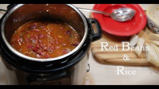 Red Beans amp Rice Instant Pot Recipe very easy [upl. by Jaworski624]