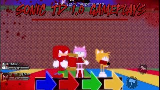 TD 10 Gameplays  Sonic Exe The Disaster [upl. by Niveek]