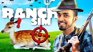 I BECAME A HUNTER IN RANCH SIMULATOR  TECHNO GAMERZ [upl. by Aneral]