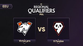 Virtuspro проти 9 Pandas  I13 Regional Qualifiers  EEU [upl. by Trebma574]