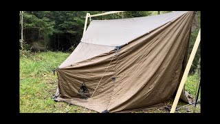 OneTigris Cozshack Hammock Hot tent unboxing and first set up [upl. by Annovad]