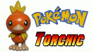 Pokemon  Torchic Clay Tutorial  Plastilina [upl. by Nosduj]