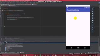 How to use alert dialog pop up prompt notification in Android Studio [upl. by Waldo687]