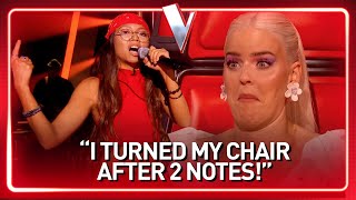 FILIPINO talent turned her Blind Audition into a CONCERT on The Voice  Journey 262 [upl. by Hetty877]