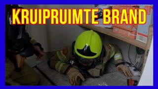 Kruipruimtebrand  VOLUNTEERS DUTCH FIREFIGHTERS [upl. by Lothario137]