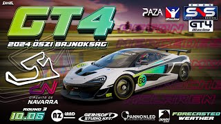 Simunation Series GT4 bajnokság  3 forduló  Navarra  iRacing [upl. by Gnagflow192]