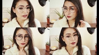 NEW AFFORDABLE GLASSES Haul amp Tryon  Firmoo Glasses [upl. by Anaicilef]