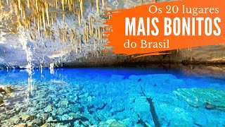 OS 20 LUGARES MAIS BONITOS DO BRASIL [upl. by Evanthe746]