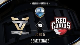 Team oNe x Red Canids Jogo 5  Semifinal  CBLoL 2017 [upl. by Dnaltruoc]