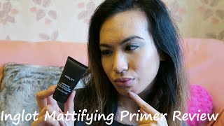 Inglot Mattifying Primer Review  chiclydee [upl. by Mihar444]