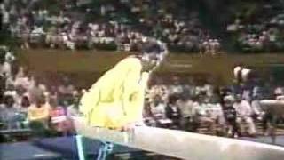 1988 Paul Hunt gymnastics comedy beam routine [upl. by Bedad]