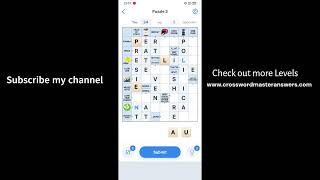 Crossword Master Level 3 Answers  Crossword Master Puzzle 3 [upl. by Olmstead]