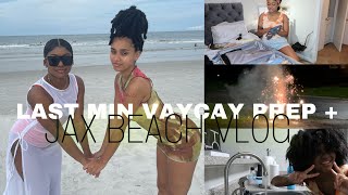 Last Minute Trip Prep  Jacksonville Beach FL Vacation Vlog [upl. by Faubert]