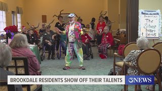 Brookdale Senior Living Center holds talent show [upl. by Dominique]