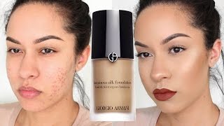 Giorgio Armani Luminous Silk Foundation Review  Demo [upl. by Marv]