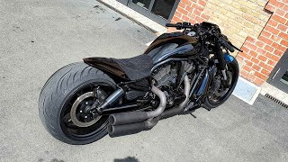 😈 Harley Davidson Night Rod 300 Black Gloss by Bad Boy Customs [upl. by Nonnerb]