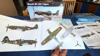 Unboxing Italeri Macchi 202 scala 132 [upl. by Dumanian355]