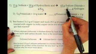 KS3  Conservation of Mass [upl. by Burta852]