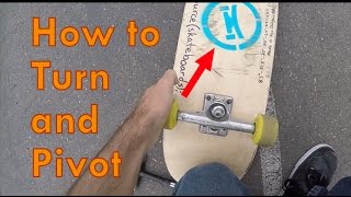 12 How to Turn and Pivot  Freestyle Skateboarding Lessons [upl. by Sivi264]