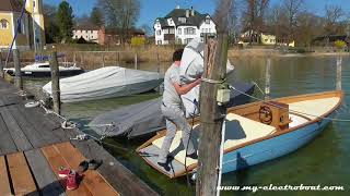 Mit dem Elektroboot Junior auf den See und in den Tag starten [upl. by Garin215]