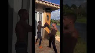 The Island Boys Show Off Their Boxing Skills… shorts shortvideo [upl. by Dorsman]