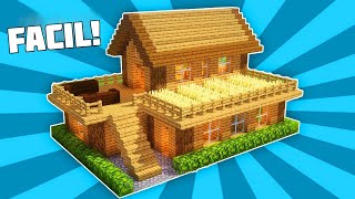 ✔ Como hacer una CASA DE MADERA PERFECTA para SURVIVAL en Minecraft [upl. by Charissa570]