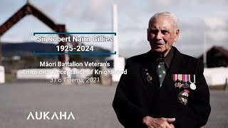 Māori Battalion Veterans Emotional Acceptance of Knighthood  31 o Tīhema 2021 [upl. by Aneeb]