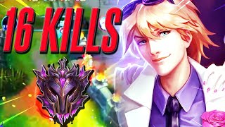 DEBONAIR Ezreal Secures 16 KILLS in WILD RIFT [upl. by Selohcin]